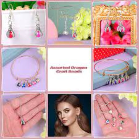 42 Pcs Dragon Claw Pendants NWT - Picture 2 of 3